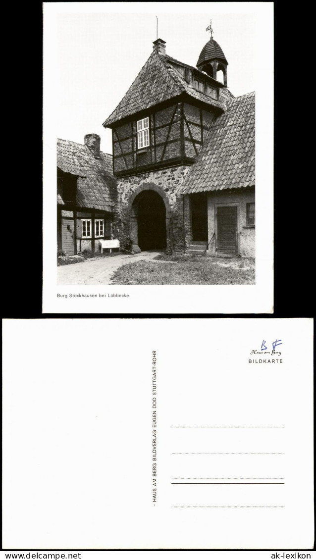 Ansichtskarte Lübbecke (Westfalen) Burg Stockhausen - Eingang 1961