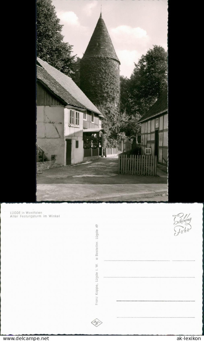 Ansichtskarte Lügde (Westfalen) Alter Festungsturm im Winkel 1963