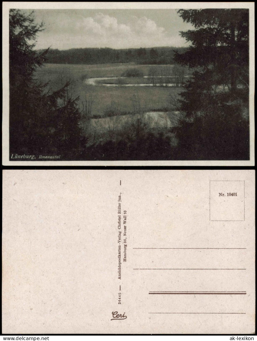 Ansichtskarte Lüneburg Lüneburg, Ilmenautal 1940