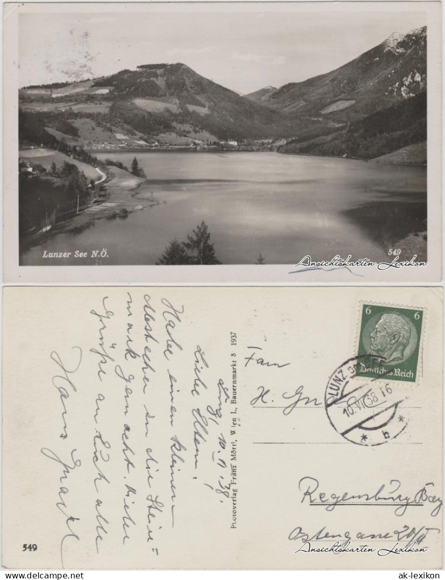 Ansichtskarte Lunz am See Lunzer See 1937