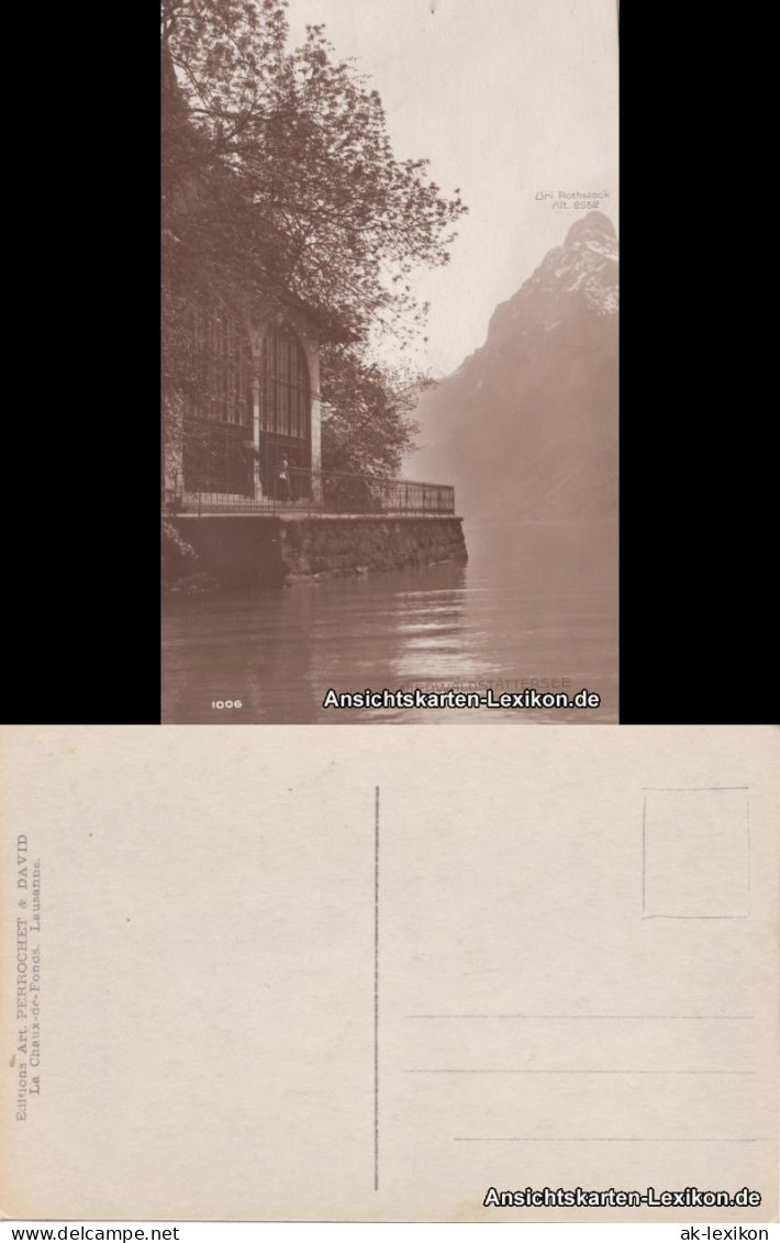 Ansichtskarte Luzern Lucerna Vierwaldstättersee - Tellskapelle 1928