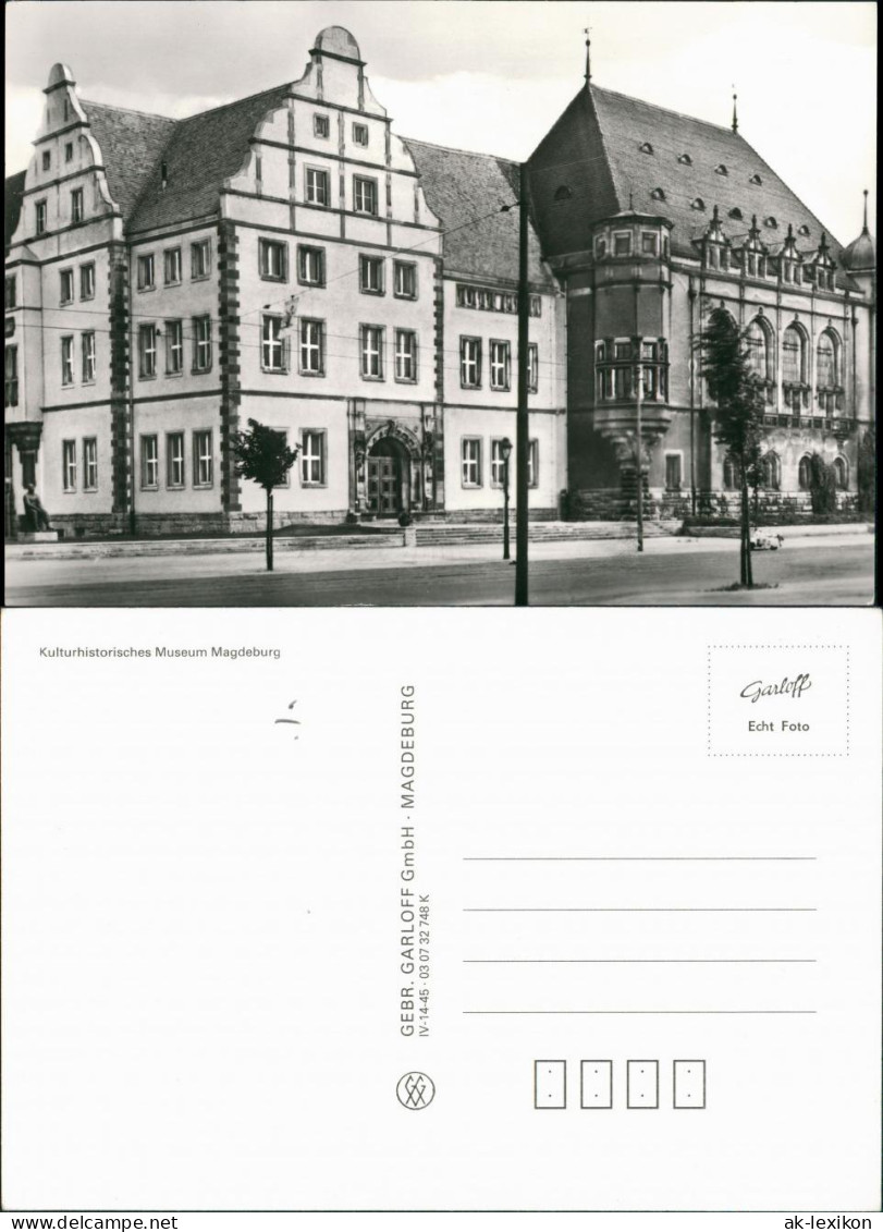 Ansichtskarte Magdeburg Kulturhistorisches Museum Magdeburg 1970