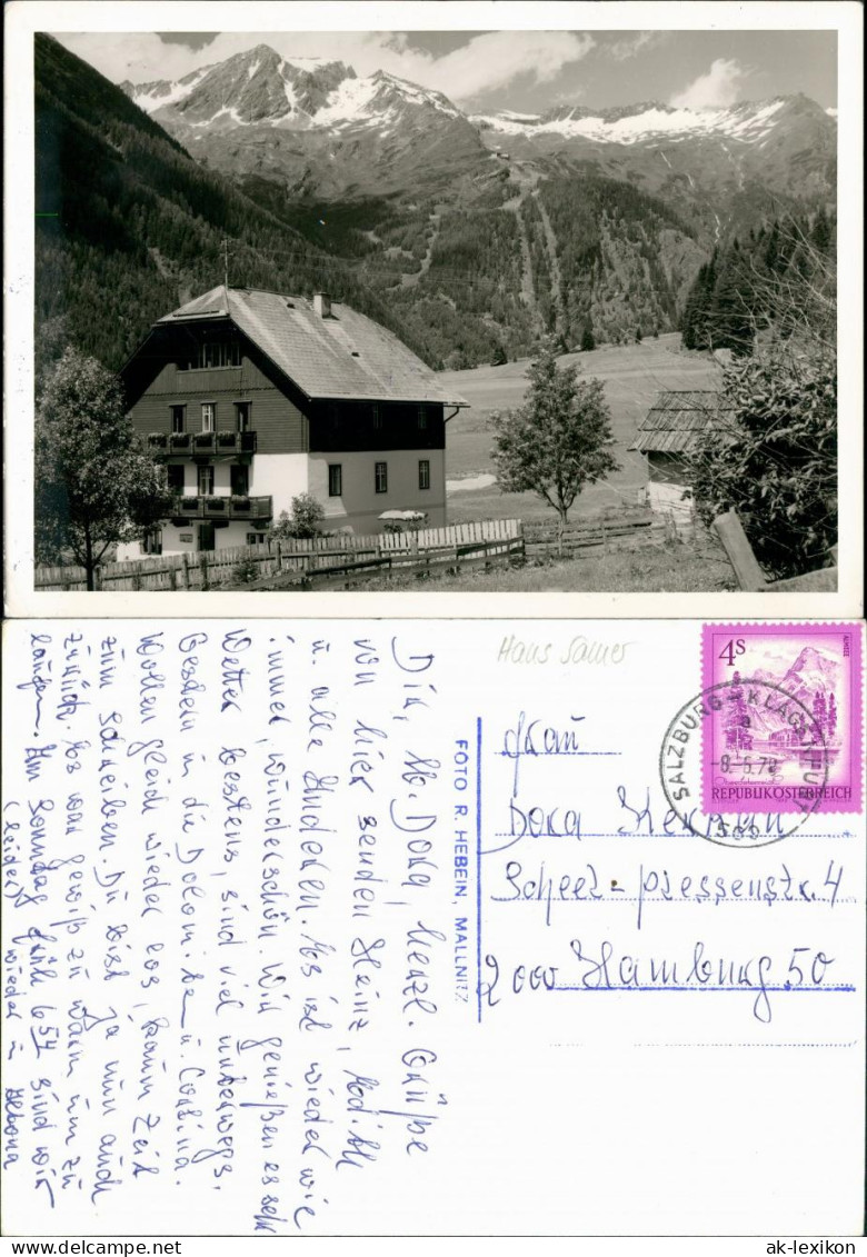 Ansichtskarte Mallnitz Wohnhaus Pension Region Mallnitz Foto R. Hebein 1975