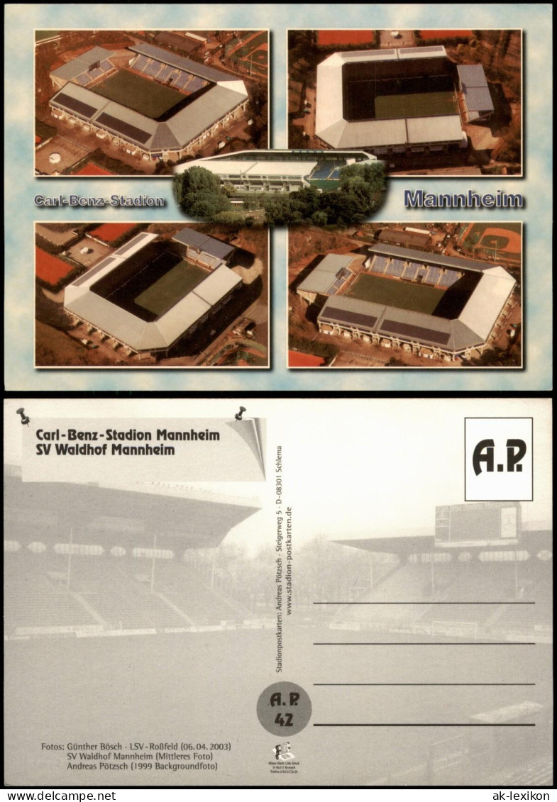 Ansichtskarte Mannheim Carl-Benz-Stadion 4 Bild 2003