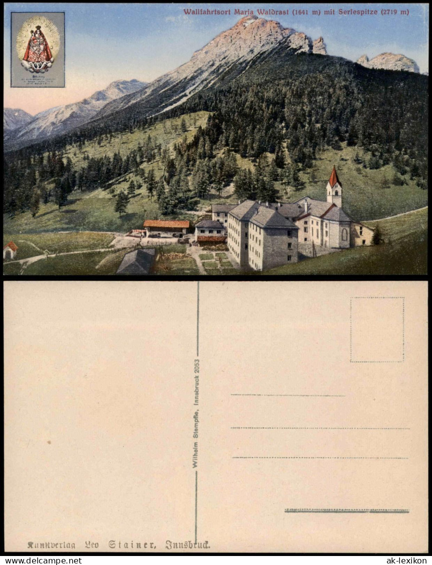 Ansichtskarte Maria Waldrast-Matrei am Brenner Kloster 1912