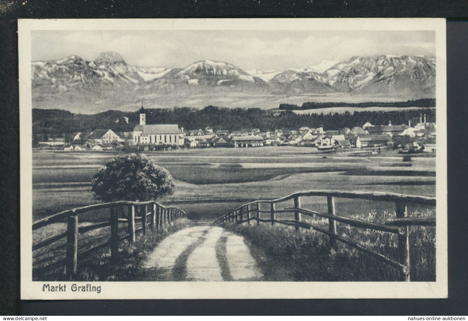Ansichtskarte Markt Grafing Bayern Vilsbiburg
