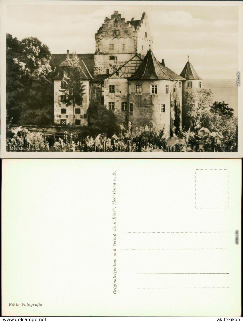 Ansichtskarte Meersburg Altes Schloß / Burg Meersburg 1931