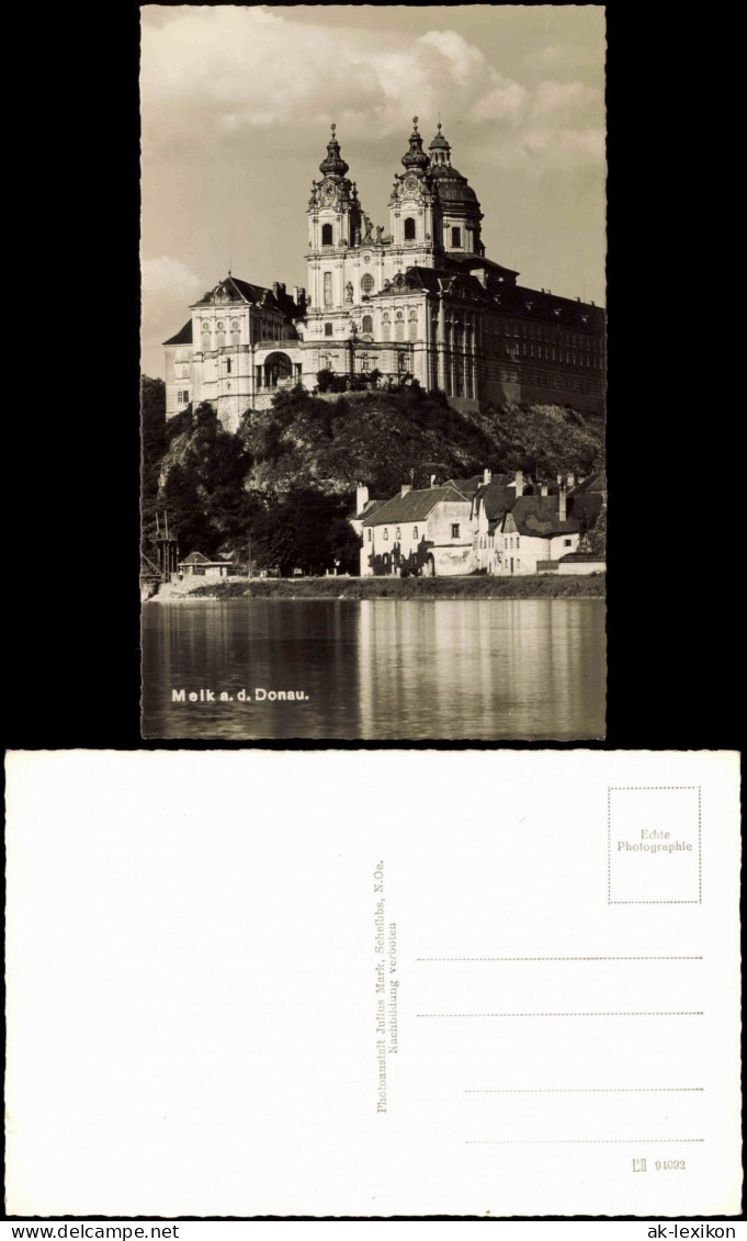 Ansichtskarte Melk Stift Melk a.der Donau 1960