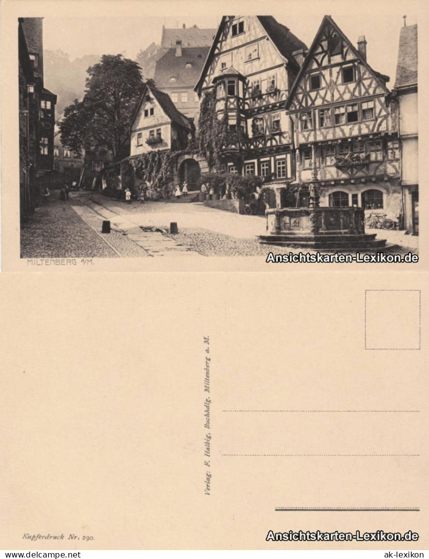 Ansichtskarte Miltenberg (Main) Marktplatz 1929