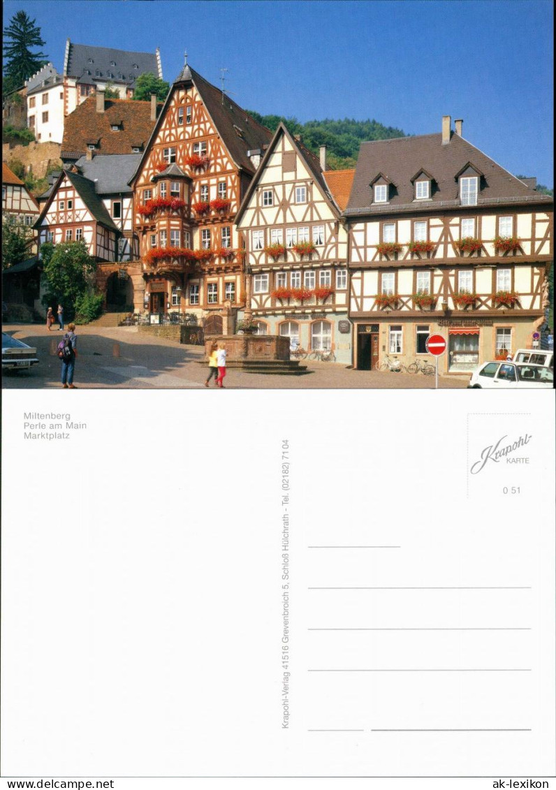 Ansichtskarte Miltenberg (Main) Marktplatz 1995