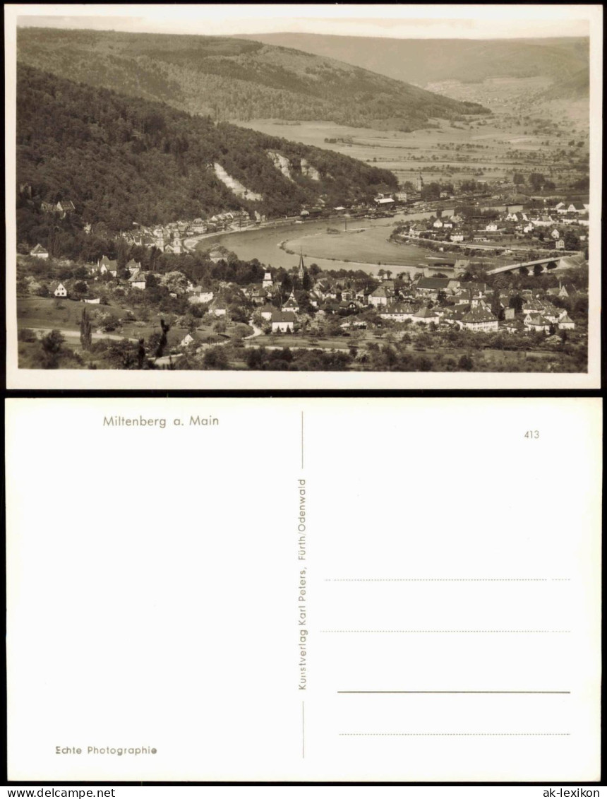 Ansichtskarte Miltenberg (Main) Totale 1963