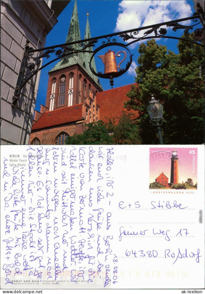 Ansichtskarte Mitte-Berlin Nikolaikirche 2006
