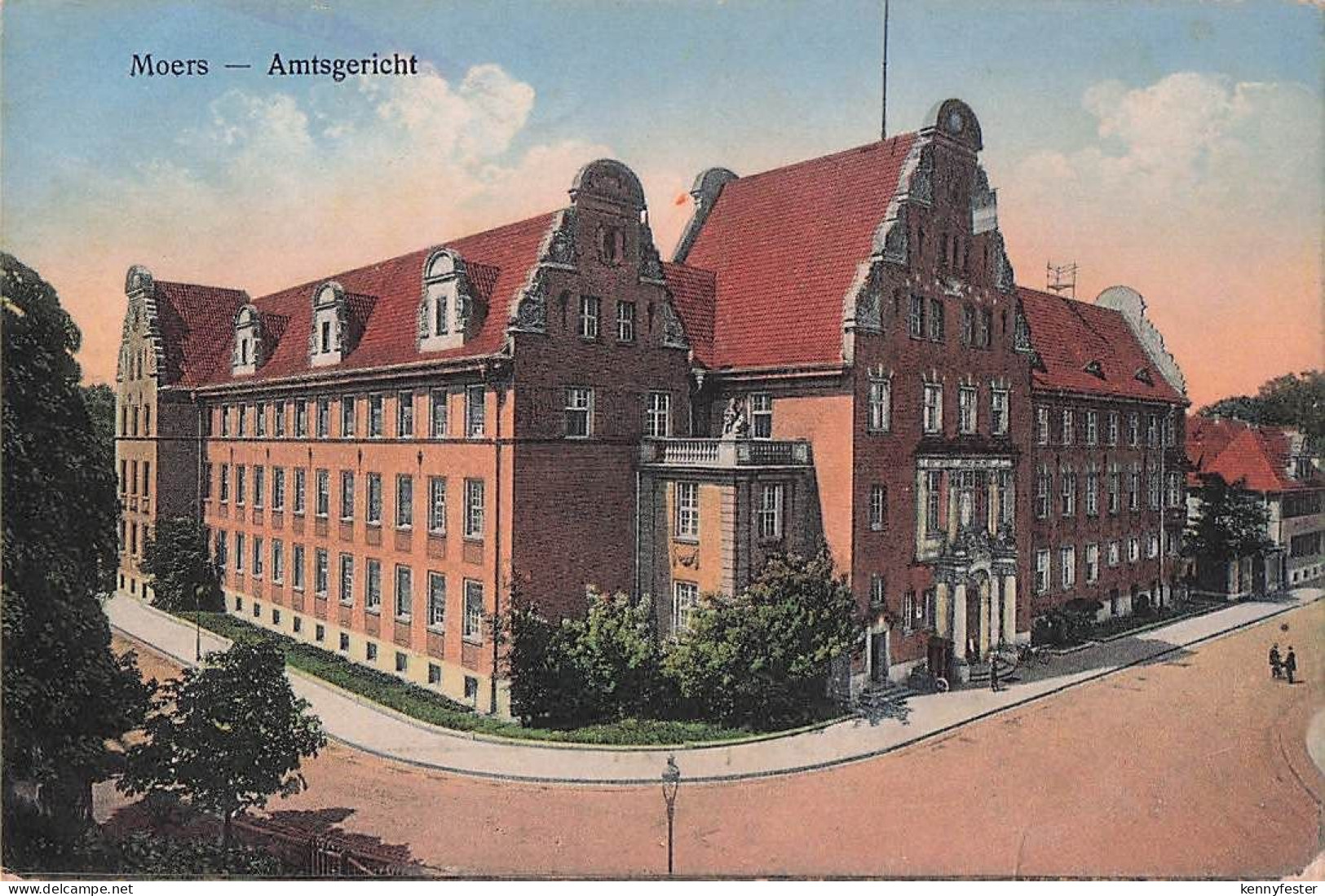 Ansichtskarte Moers Amtsgericht