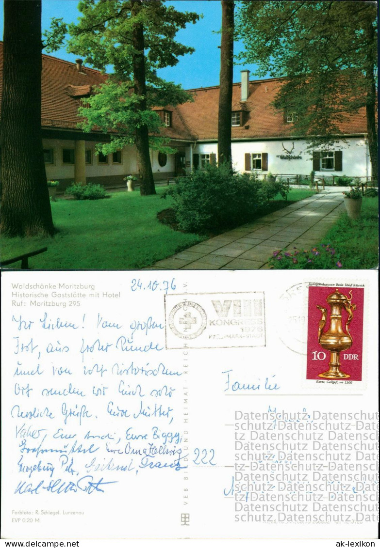 Ansichtskarte Moritzburg Waldschänke Moritzburg 1976