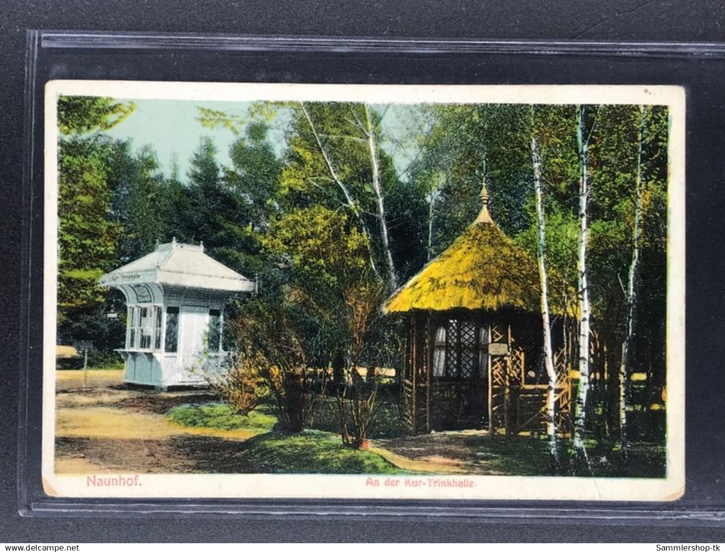 Ansichtskarte Naunhof an der Kur-Trinkhalle - 1925