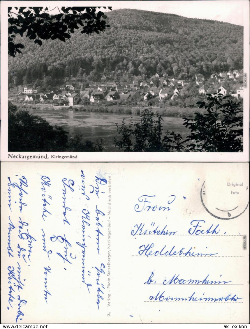 Ansichtskarte Neckargemünd Panorama-Ansicht 1964