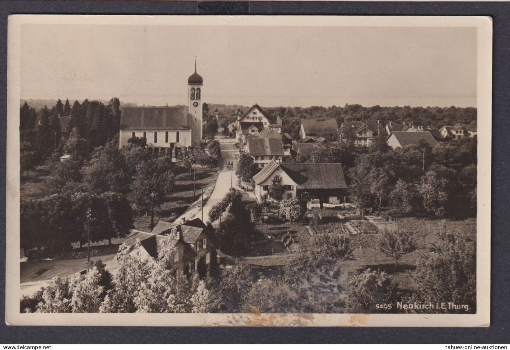 Ansichtskarte Neukirch i. Egnach Thurgau Schweiz Kirche Mannheim
