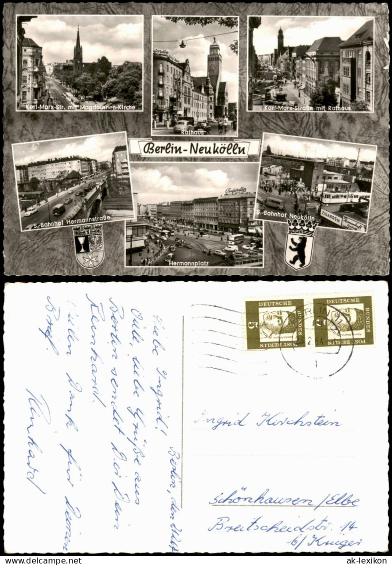 Ansichtskarte Neukölln-Berlin Rixdorf Mehrbildansicht Berlin-Neukölln 1967