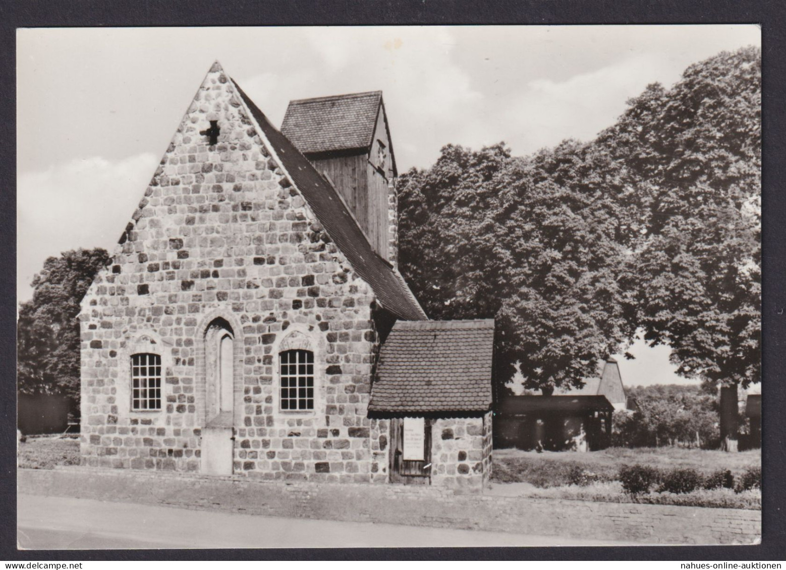 Ansichtskarte Neustadt Dosse Kr. Kyritz Brandenburg Wehrkirche