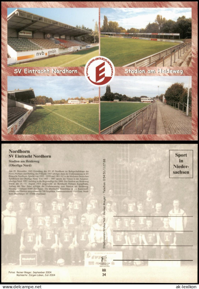 Ansichtskarte Nordhorn Stadion am Heideweg - 4 Bild 2004