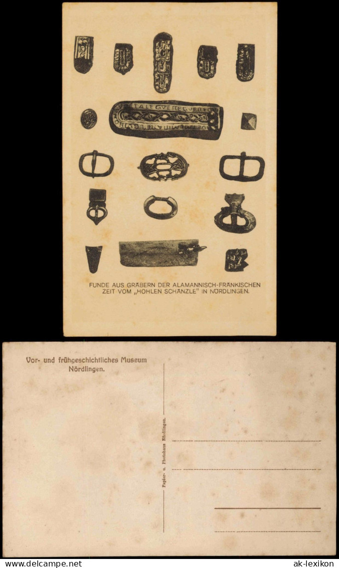 Ansichtskarte Nördlingen Vor- und frühgeschichtliches Museum 1917