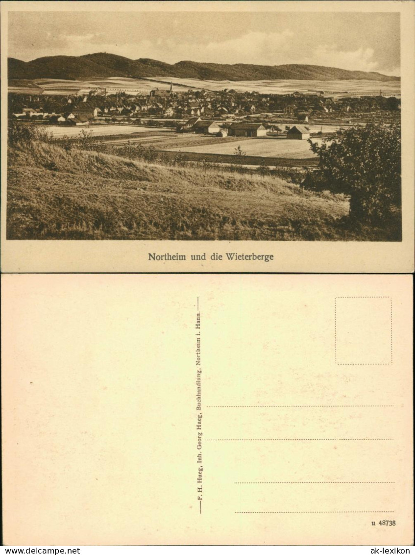 Ansichtskarte Northeim Northeim und die Wieterberge 1930