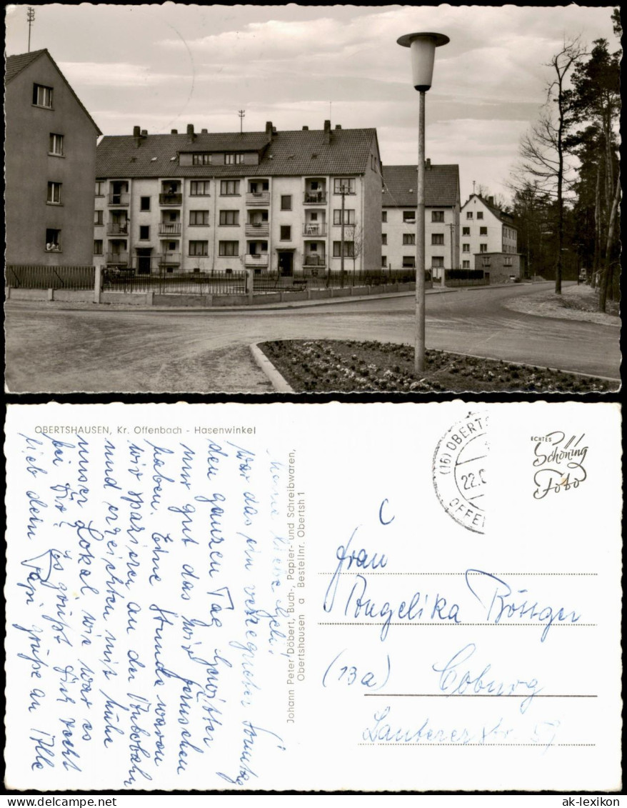Ansichtskarte Obertshausen Neubauten - Hasenwinkel 1962