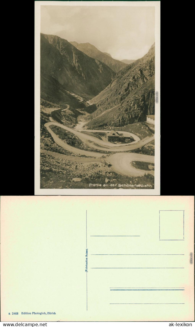 Ansichtskarte Oberwald-Obergoms Furkapass 1928