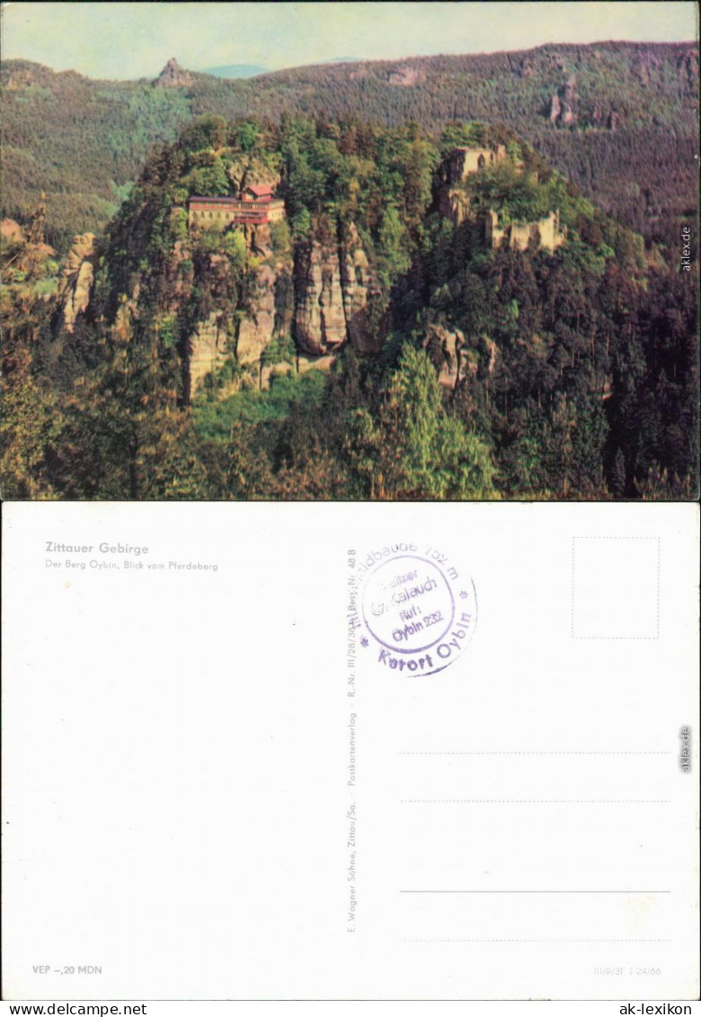 Ansichtskarte Oybin Berg Oybin 1966