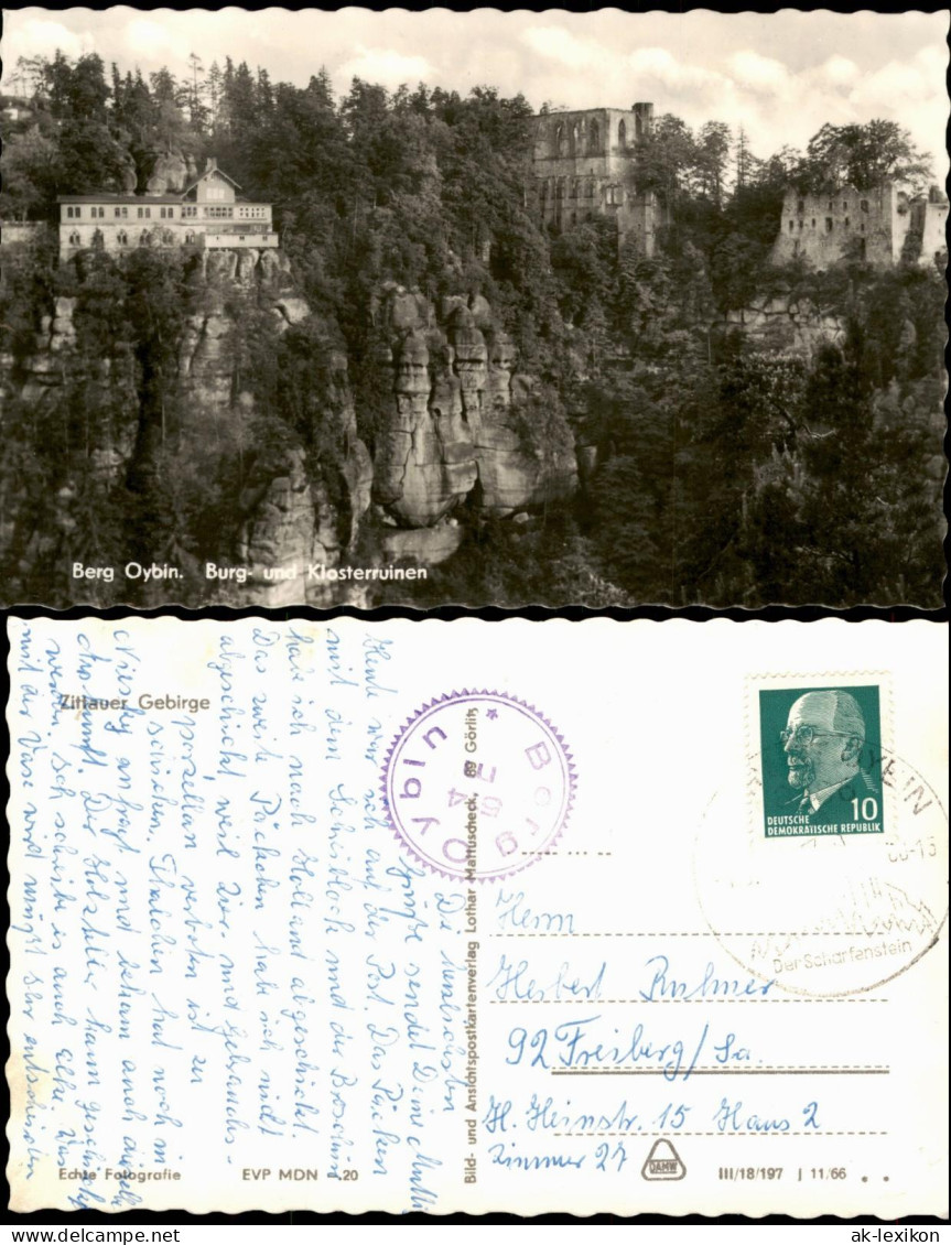 Ansichtskarte Oybin Berg Oybin 1966