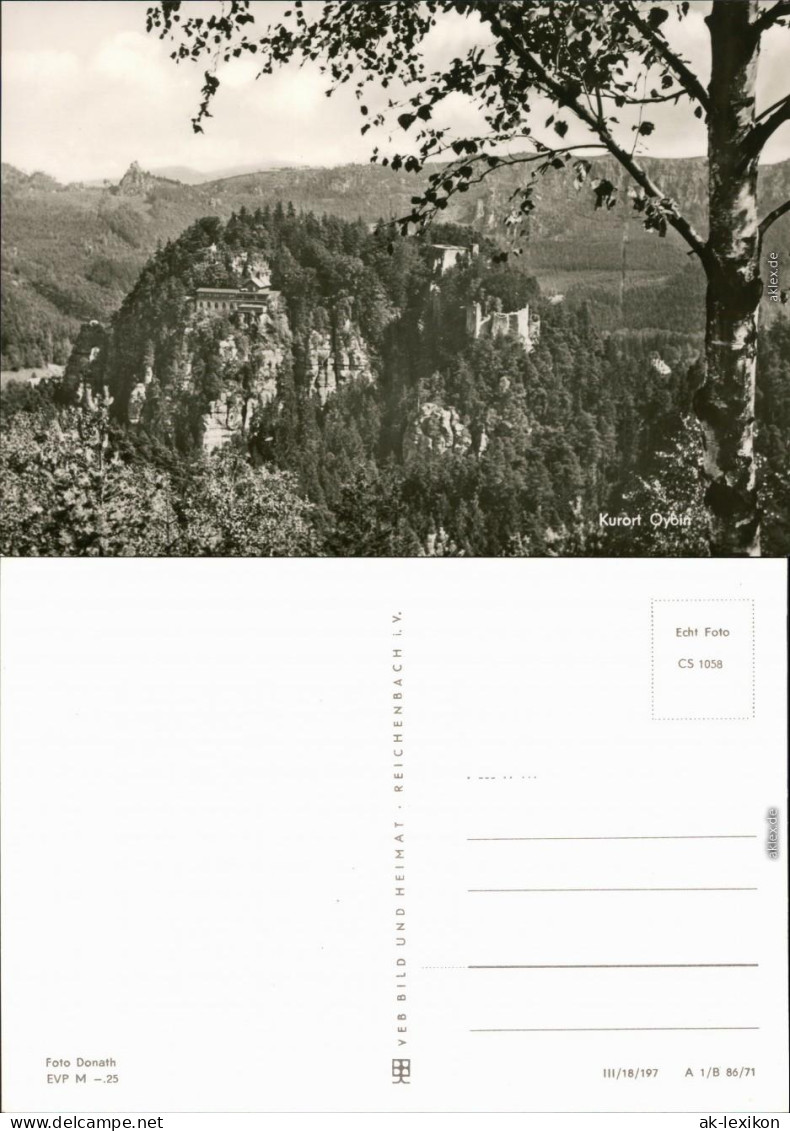 Ansichtskarte Oybin Berg Oybin 1971