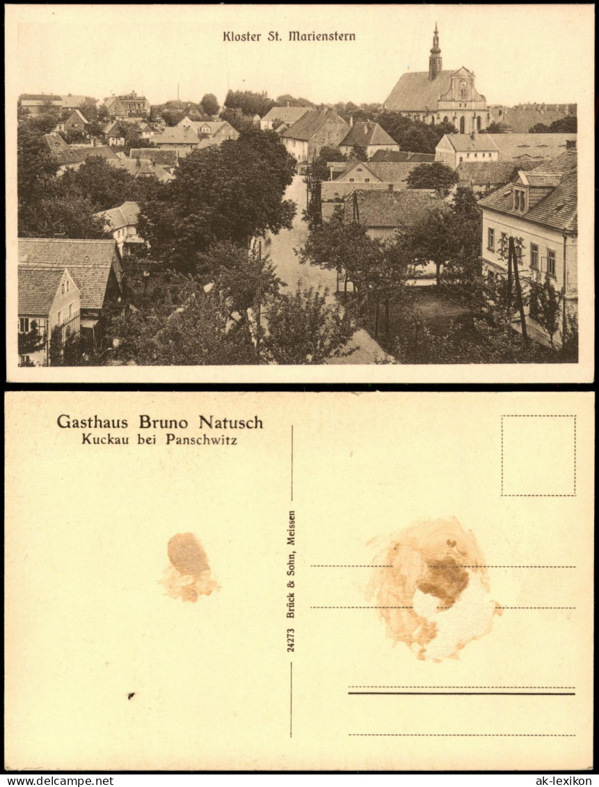 Ansichtskarte Panschwitz-Kuckau Pančicy-Kukow Straßenpartie 1928