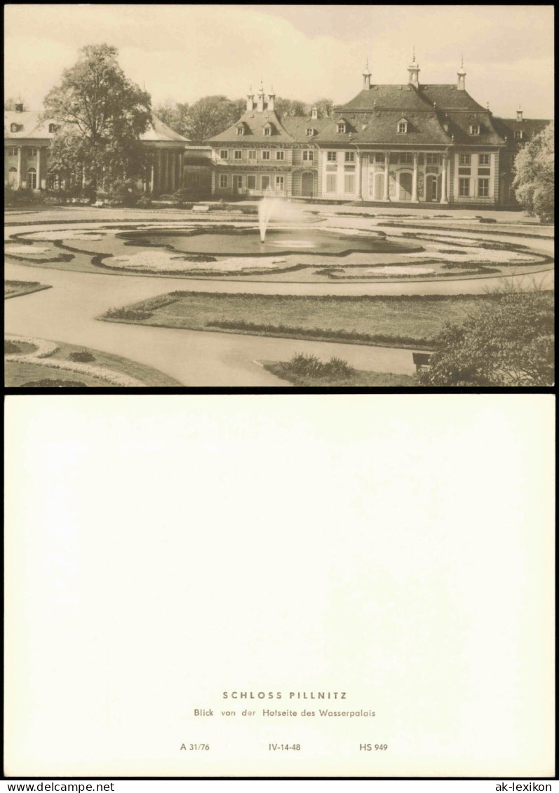 Ansichtskarte Pillnitz Schloss Pillnitz 1976