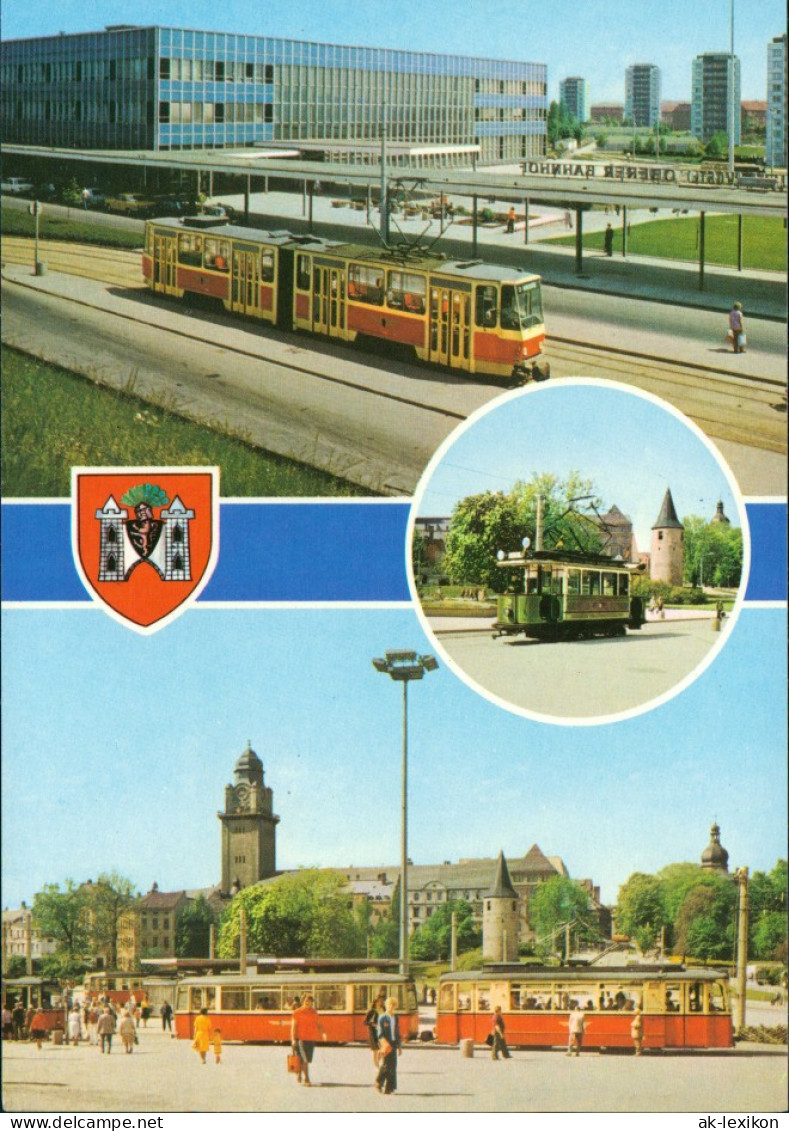 Ansichtskarte Plauen (Vogtland) Bahnhof Plauen 1981/1988