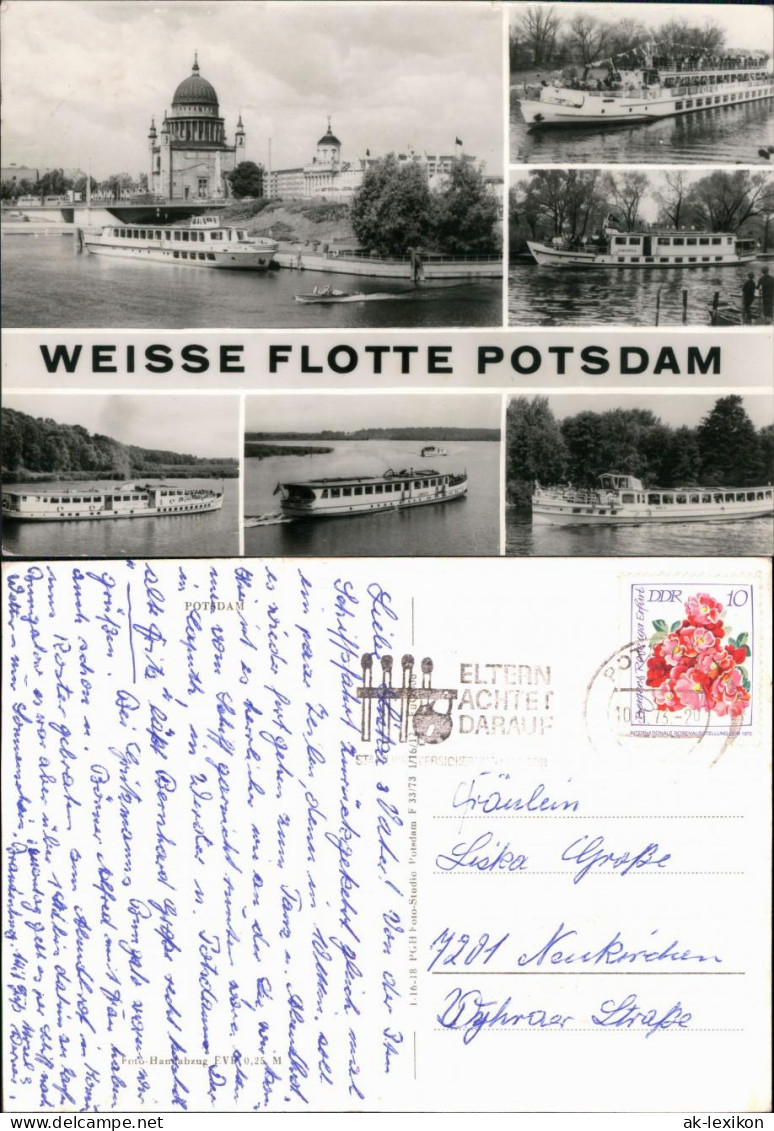 Ansichtskarte Potsdam Weiße Flotte Potsdam 1973