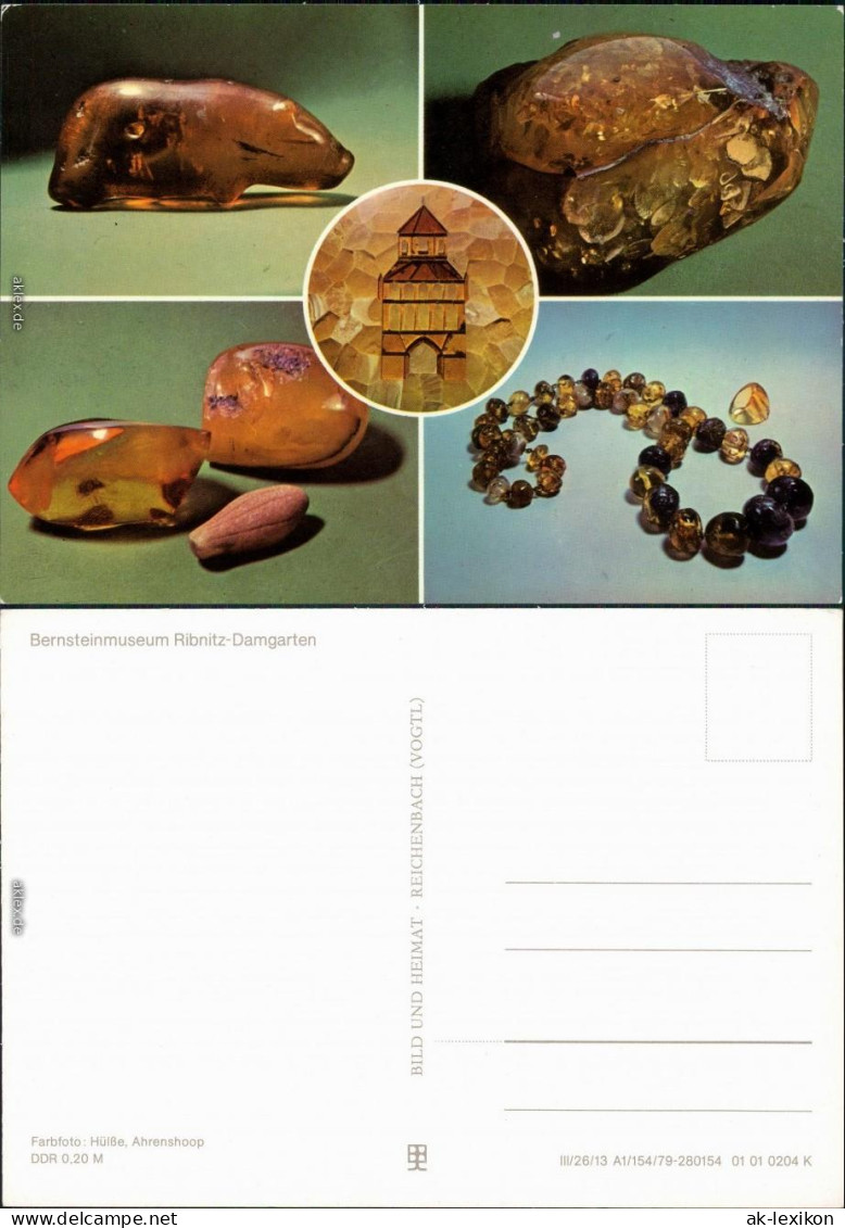 Ansichtskarte Ribnitz-Damgarten Bernsteinmuseum 1979