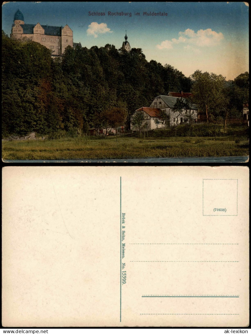 Ansichtskarte Rochsburg-Lunzenau Schloss Rochsburg 1912