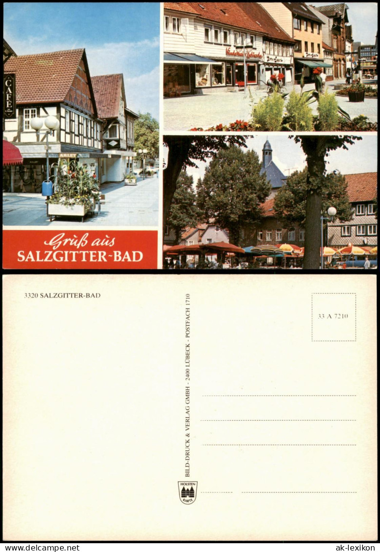 Ansichtskarte Salzgitter Mehrbildkarte von Salzgitter-Bad 1990