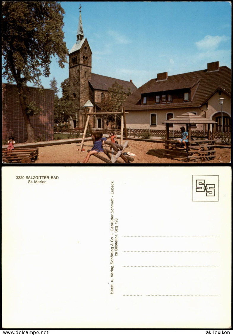 Ansichtskarte Salzgitter Stadtteilansicht Salzgitter-Bad, St. Marien 1990