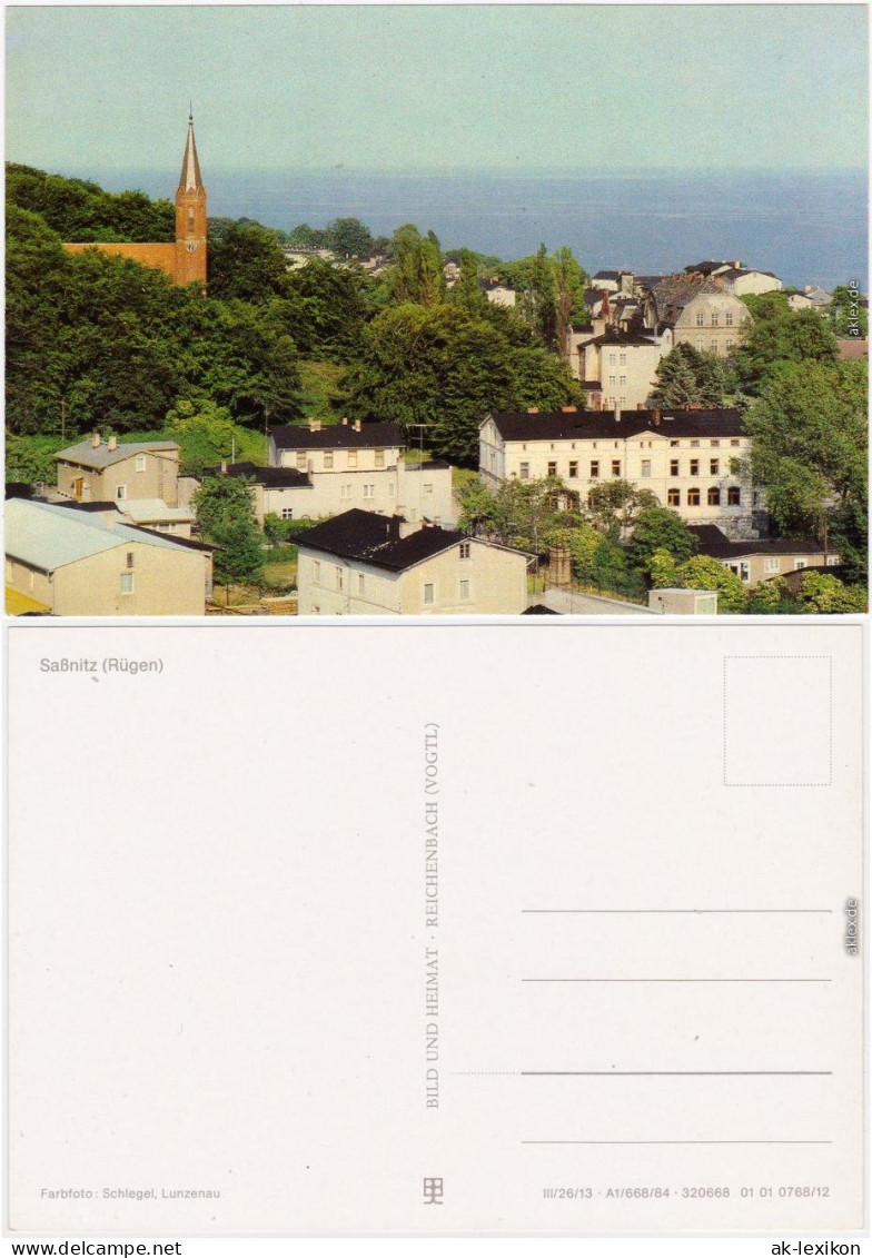 Ansichtskarte Sassnitz Saßnitz Panorama-Ansichten 1984