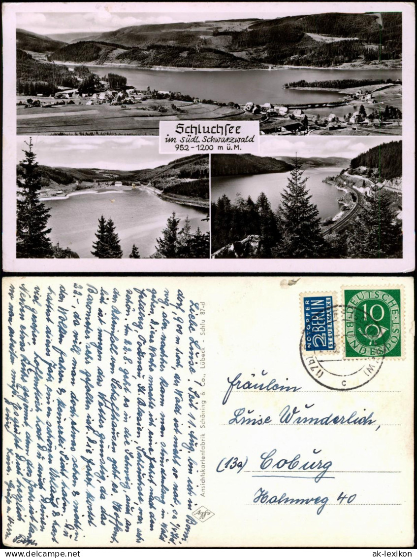Ansichtskarte Schluchsee Schluchsee - 3 Bild 1953