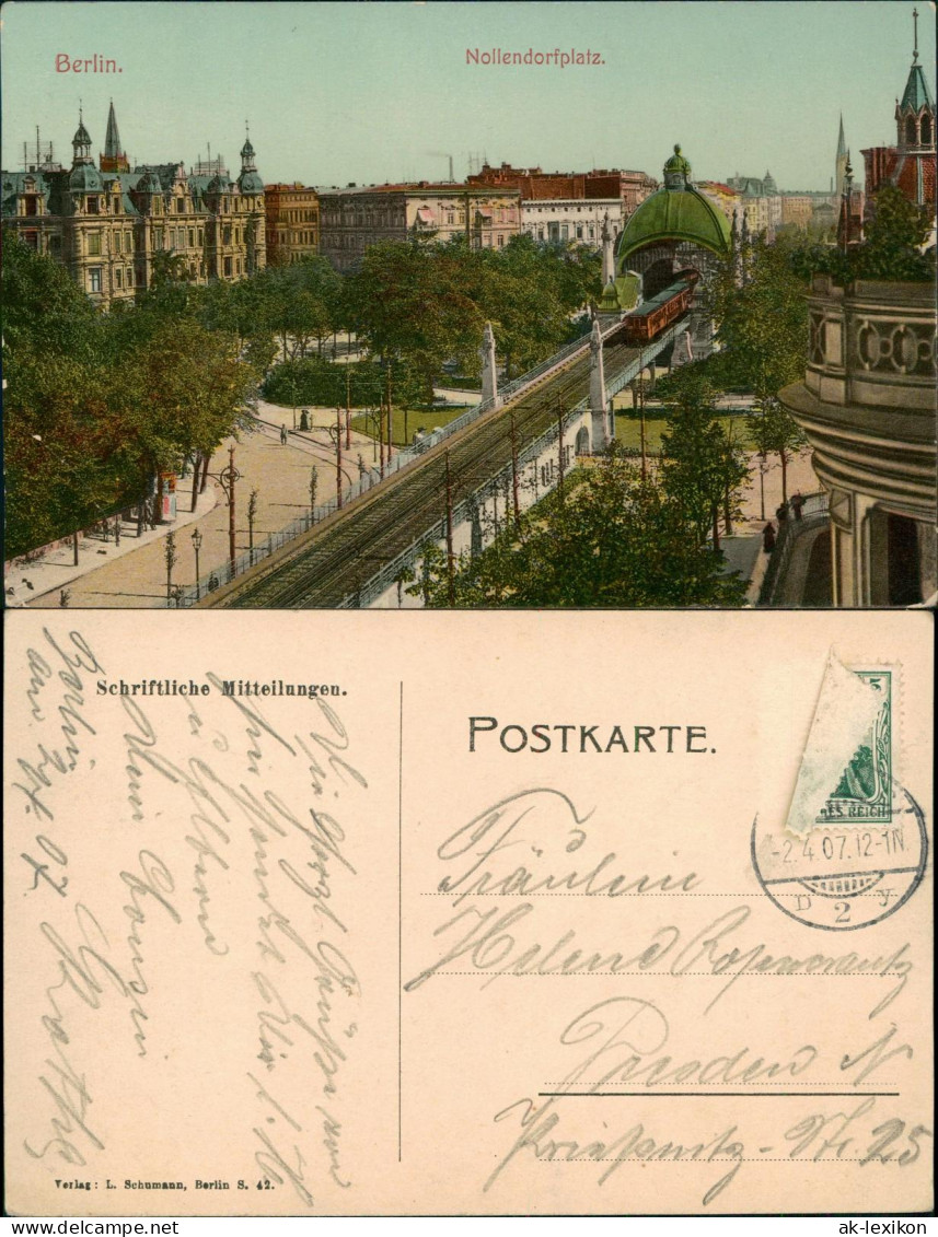 Ansichtskarte Schöneberg-Berlin Nollendorfplatz 1907