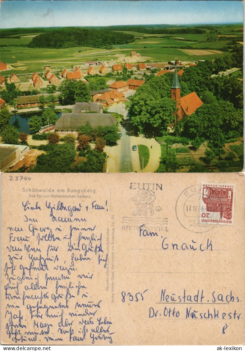 Ansichtskarte Schönwalde am Bungsberg Luftaufnahme 1966