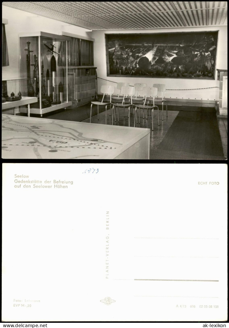 Ansichtskarte Seelow Gedenkstätte der Befreiung, Saal 1973