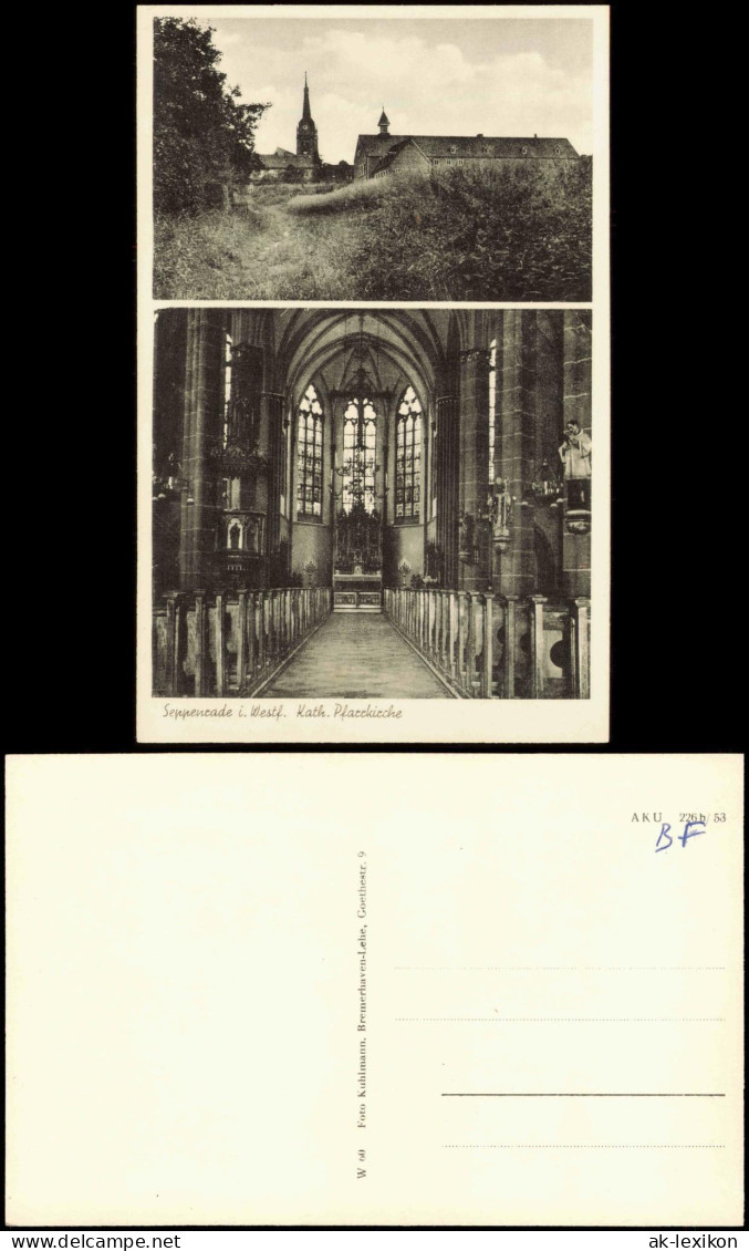 Ansichtskarte Seppenrade-Lüdinghausen kathol. Pfarrkirche 1953