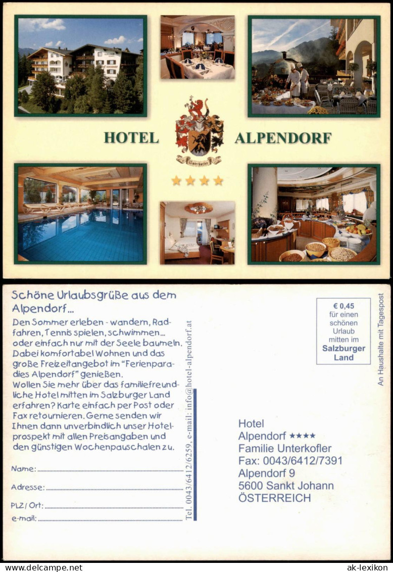 Ansichtskarte St. Johann im Pongau Sankt Johann im Pongau Hotel Alpendorf 2004