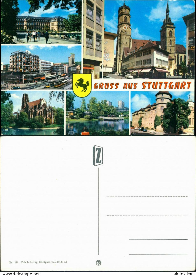Ansichtskarte Stuttgart Straßen, Plätze - belebt 1978