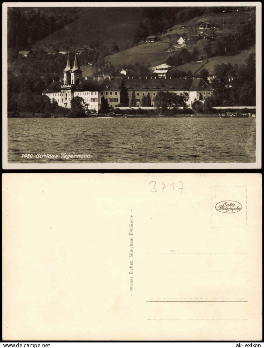 Ansichtskarte Tegernsee (Stadt) Schloss Tegernsee 1940