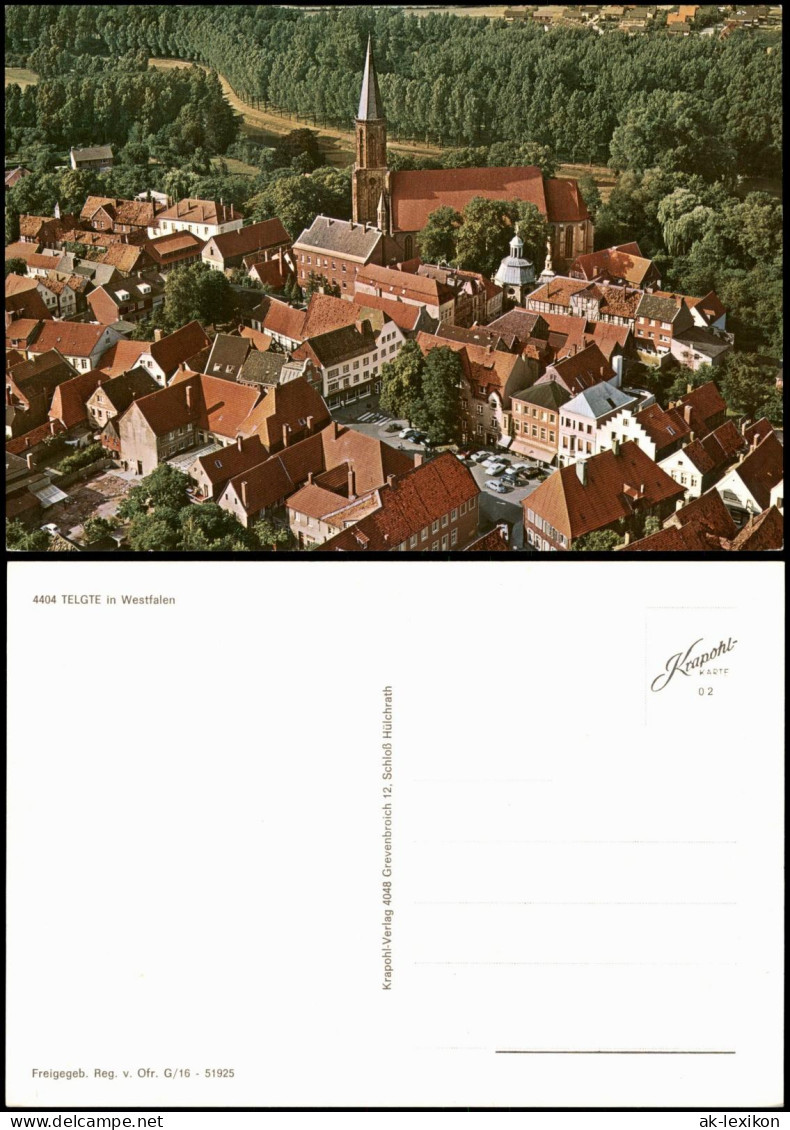Ansichtskarte Telgte Luftaufnahme Luftbild 1970