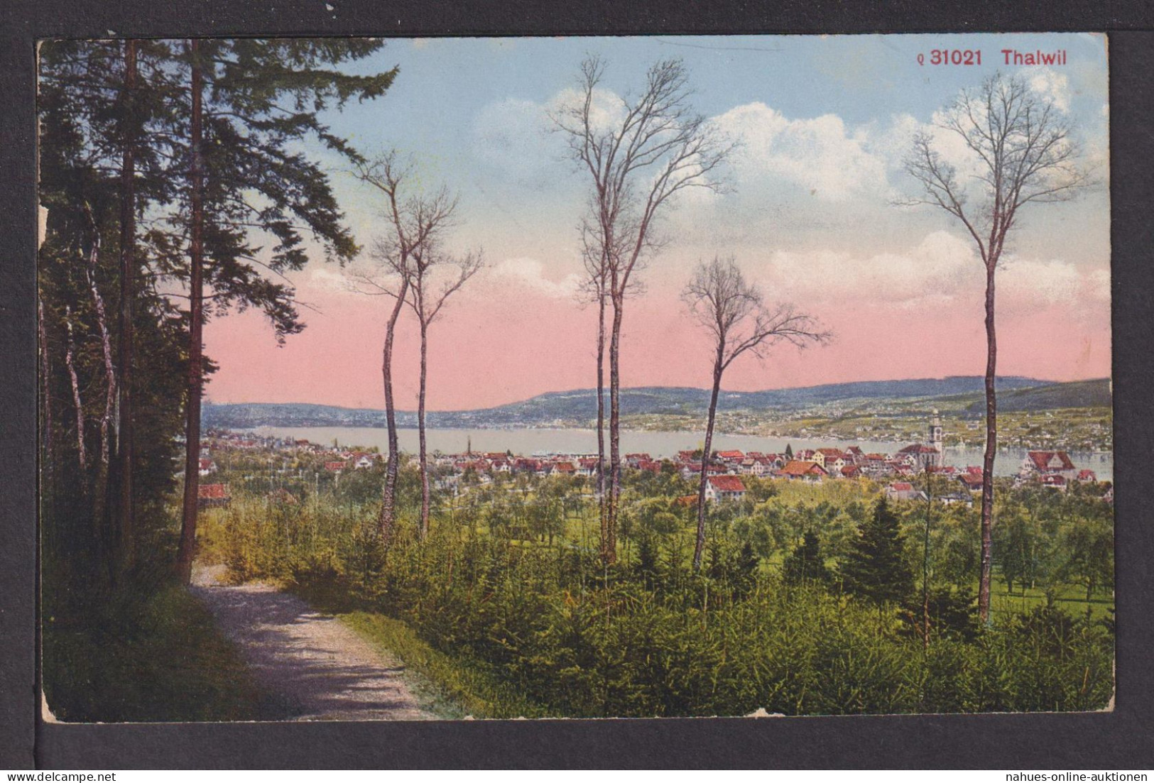 Ansichtskarte Thalwil Schweiz 1919 Schlieren bei Zürich